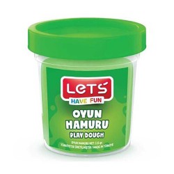 LETS L8440-4 TEK RENK OYUN HAMURU 110GR YEŞİL