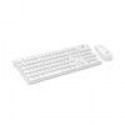 LECOO KM2001 WİRELEES BEYAZ KLAVYE MOUSE SET