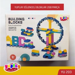 YUPLAY YU203 EĞLENCELİ BLOKLAR 268 PARÇA