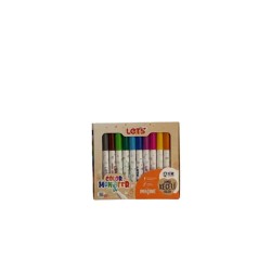 LETS L05010 KEÇELİ KALEM YIKANABİLİR 12 RENK JUMBO