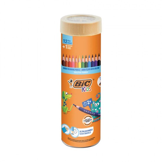 BİC EVOLUTİON ÜÇGEN TÜP JUMBO BOYA KALEMİ 12Lİ 958192