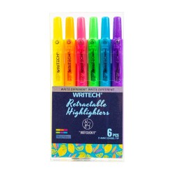 WRITECH W-805S BASMALI FOSFORLU KALEM NEON 6LI SET