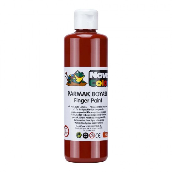 NOVA COLOR NC-448 PARMAK BOYASI 250GR KAHVE