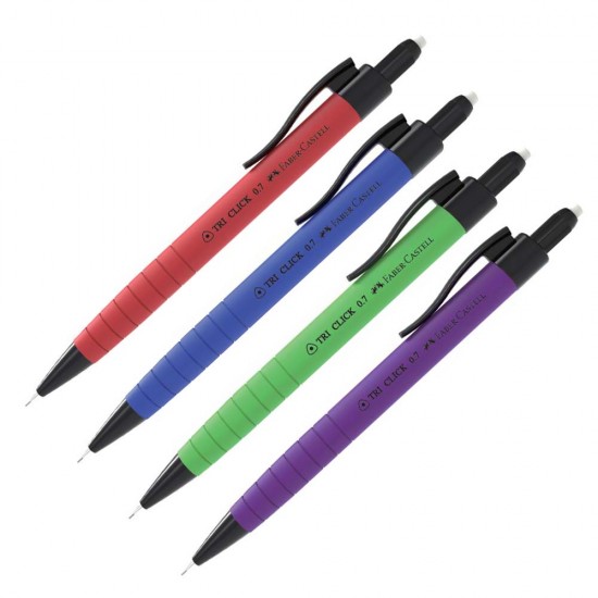 FABER TRİ CLİCK VERSATİL 05MM RUBBERİZED 10LU 136208