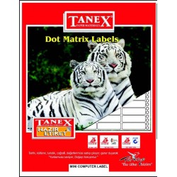 TANEX TN-0016 BİLGİSAYAR ETİKETİ 17X25MM