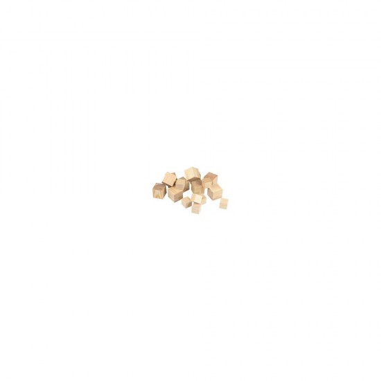 MİLEO 1838 AHŞAP KÜP 20X20X20MM NATUREL
