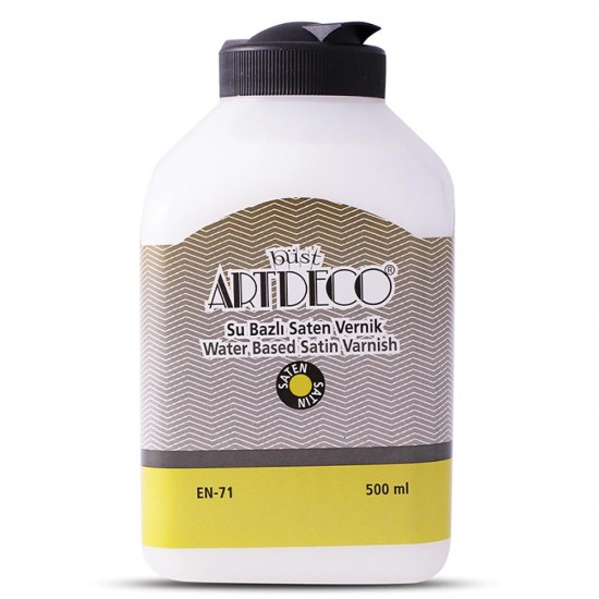 ARTDECO 073 L 03 SU BAZLI SATEN VERNİK 500ML
