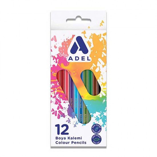 ADEL KURUBOYA 12 RENK TAM BOY KARTON KT 315001