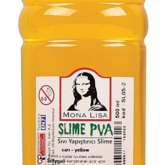 SÜDOR SL05-2 MONALİSA SLİME YAP.500ML SARI