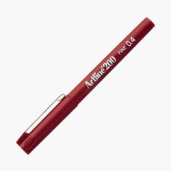 ARTLİNE 200N FİNELİNER 04MM K.KIRMIZI