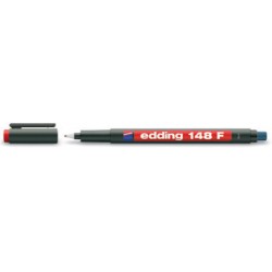 EDDİNG ASETAT KALEMİ 148-02 F SİLGİLİ KIRMIZI