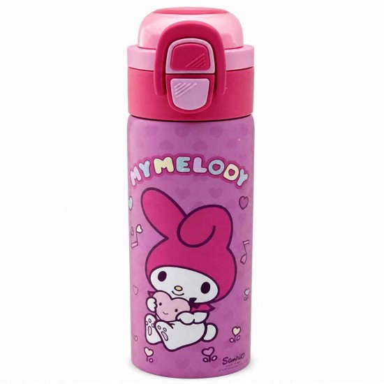 WİGGLE 3835 MY MELODY ÇİFT FONKSİYON KAPAKLI ÇELİK MATARA 600ML