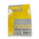 NOVA BLOK MASA TAKVİMİ 2027