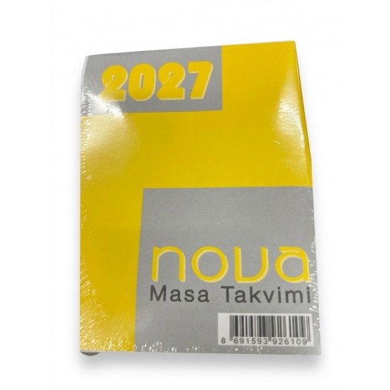 NOVA BLOK MASA TAKVİMİ 2027