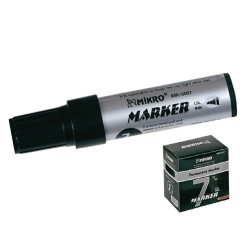 MİKRO MR6007 PERMANENT MARKÖR JUMBO 7MM SİYAH