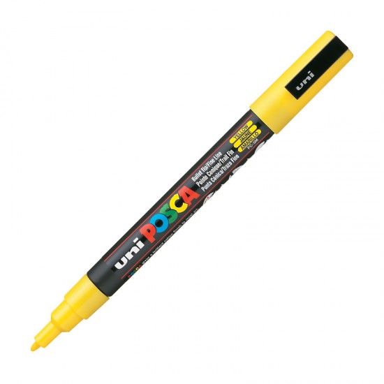 UNİ PC-3M POSCA POSTER MARKÖRÜ SARI