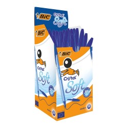 BİC CRİSTAL SOFT TÜKENMZ KALEM MAVİ 951434