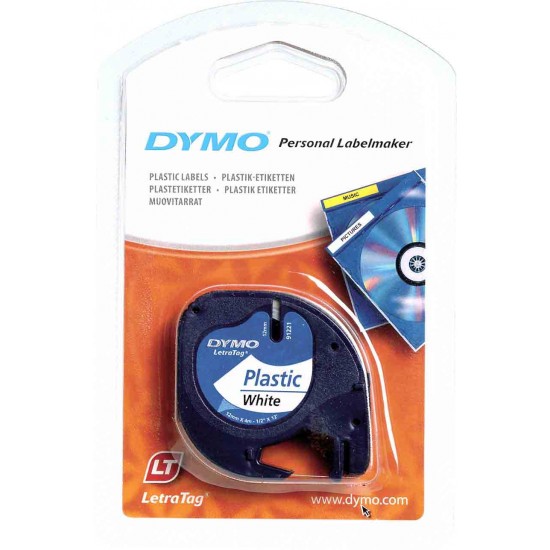 DYMO S0721660 LETRATAG ŞERİT PLASTİK BEYAZ
