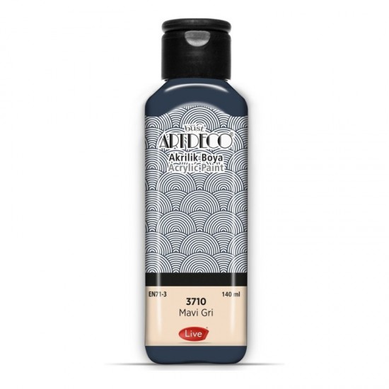 ARTDECO 070R-3710 AKRİLİK BOYA 140ML MAVİ GRİ