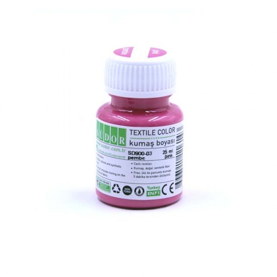 SÜDOR SD900-03 KUMAŞ BOYASI 25ML PEMBE