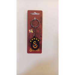 PİOLENT GSSILD26002 SİLİKON ANAHTARLIK GALATASARAY 5 YILDIZ ARMA
