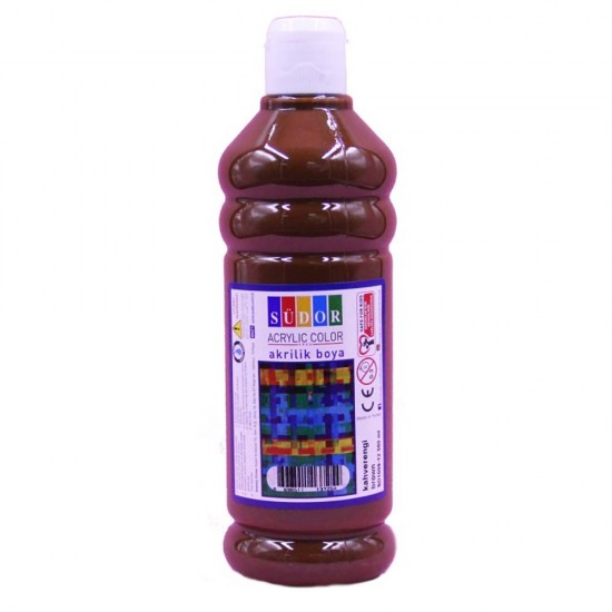 SÜDOR SD1009-12 AKRİLİK BOYA 500ML KAHVERENGİ