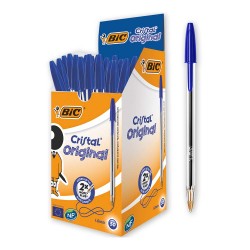 BİC CRİSTAL MEDİUM TÜKENMEZ KALEM MAVİ 50Lİ 847898
