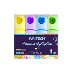 WRITECH W-8154 FOSFORLU KALEM ASTRONOT PASTEL 4LÜ SET
