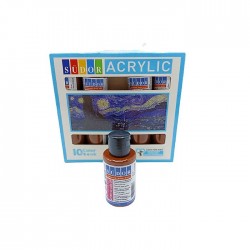 SÜDOR SD100-08 AKRİLİK BOYA 40ML KAHVERENGİ