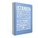 GIPTA 7335 İSTANBUL NOTES SPR SRT KPK DEF 17X24 80YP ÇİZGİLİ