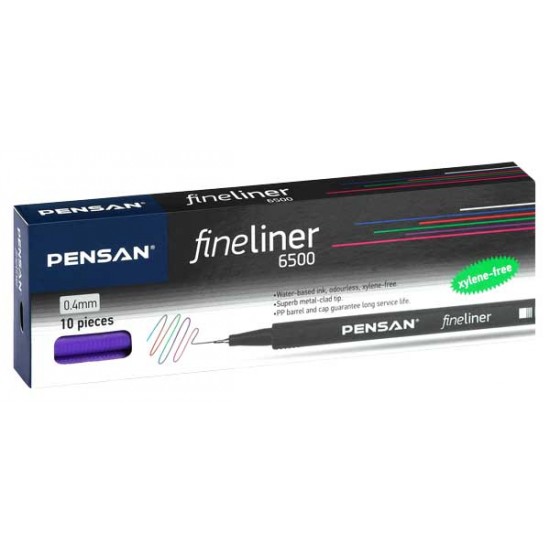 PENSAN 6500 FİNELİNER 04MM MOR