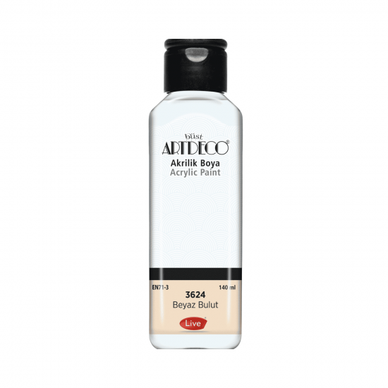 ARTDECO 070R-3624 AKRİLİK BOYA 140ML BEYAZ BULUT