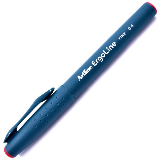 ARTLİNE 3400 ERGOLİNE KEÇELİ KALEM 04MM KIRMIZI