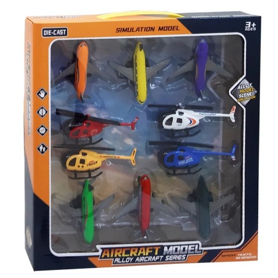 SAMATLI D003-4W METAL UÇAK HELIKOPTER