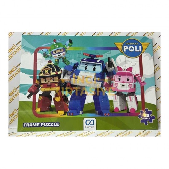 CA 5324-5325 FRAME PUZZLE 35 PRÇ ROBOCAR POLİ