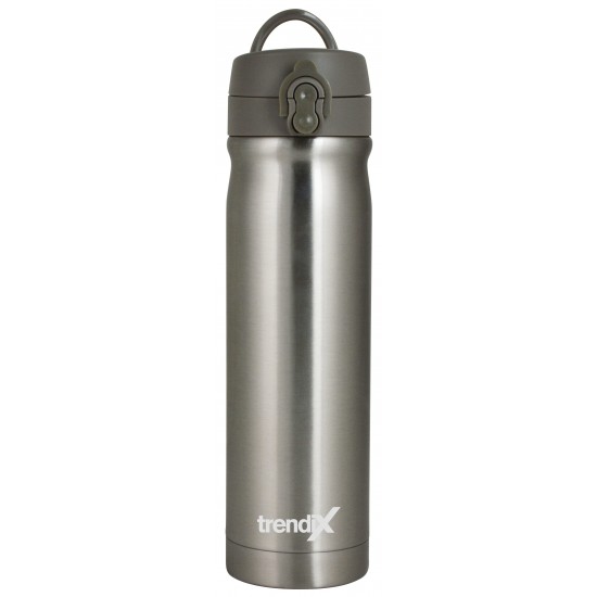 TRENDİX U5000-MG ÇELİK MATARA 500ML METALİK GRİ