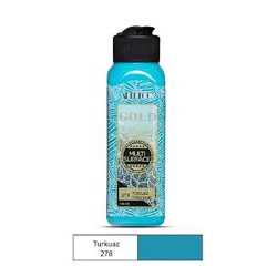 ARTDECO G70R-278 AKRİLİK GOLD BOYA 140ML TURKUAZ