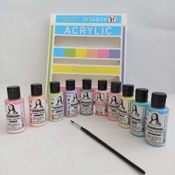 SÜDOR ML122C AKRİLİK 10 CHALK 40ML+FIRÇA SET