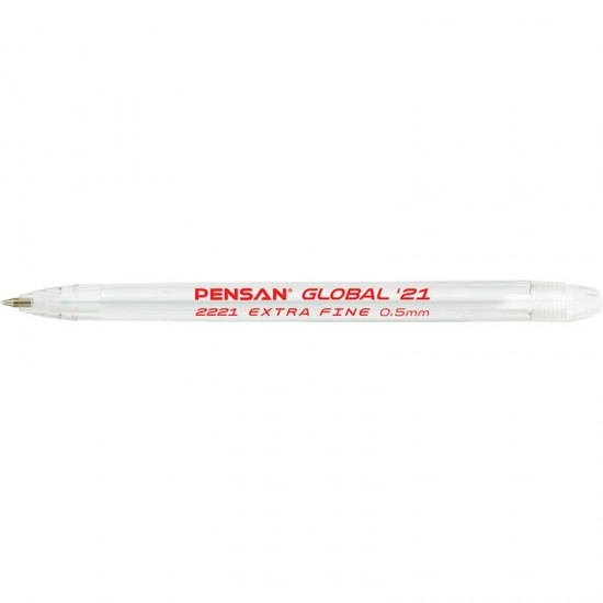 PENSAN 2221 GLOBAL TÜKENMEZ KALEM 05MM KIRMIZI