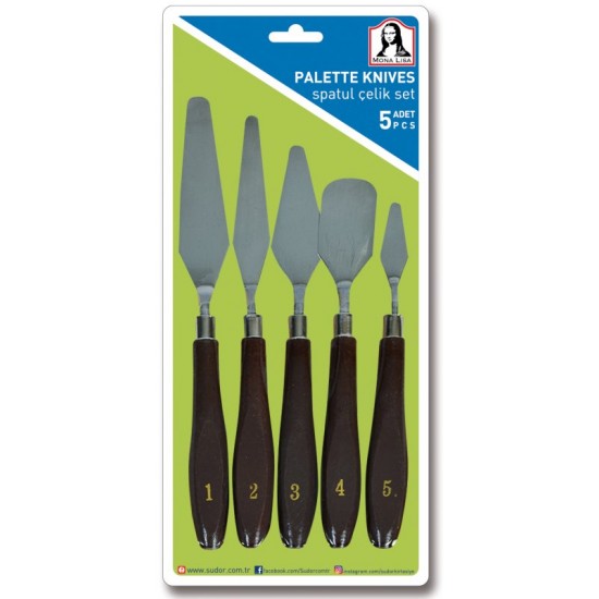SÜDOR SF9009 SPATUL ÇELİK 5Lİ SET