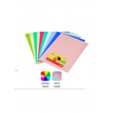 MİLEO 1717 FOTOKOPİ KAĞIDI A4 80GR 50Lİ PASTEL+FOSFORLU 10 RENK