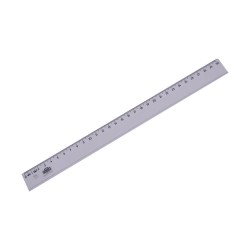 HATAS 0131 CETVE PLASTİKL ŞEFFAF EKONOMİK 30CM