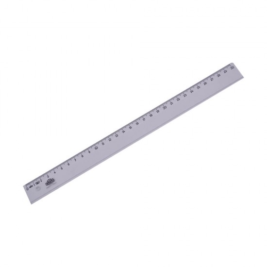 HATAS 0131 CETVE PLASTİKL ŞEFFAF EKONOMİK 30CM