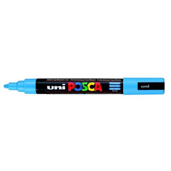 UNİ PC-5M POSCA POSTER MARKÖRÜ GÖK MAVİ