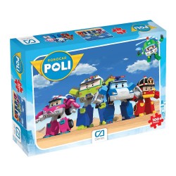 CA 5327 PUZZLE 100 PRÇ ROBOCAR POLİ