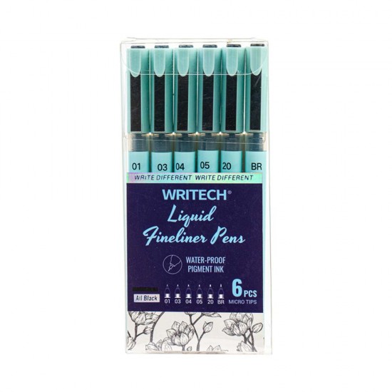 WRITECH W-704 LIQUID FİNELİNER KALEM 1MM 12Lİ KT