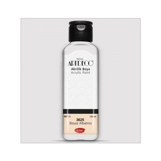 ARTDECO 070R-3622 AKRİLİK BOYA 140ML ROMANTİK BEYAZ