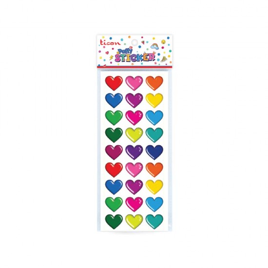 TİCON 348882 TPS-004/2 PUFFY STICKER KALP