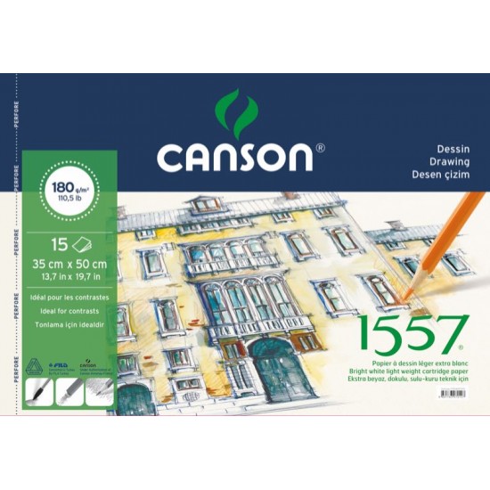 CANSON FCNS120153550 1557 ÇİZİM BLK 35X50 180GR 15YP