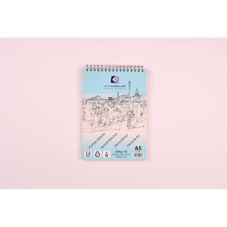 ALEX ALX-0285 ESKİZ BLOK SPİRALLİ A5 120GR 40YP